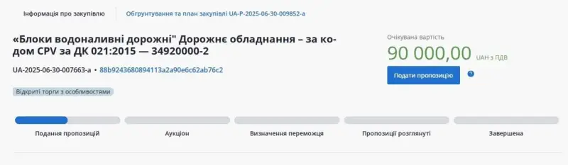 Коростенське КВГП планує придбати водоналивні дорожні блоки