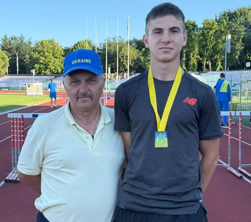 Данило Вигівський з Коростеня здобув бронзу на чемпіонаті України з легкої атлетики